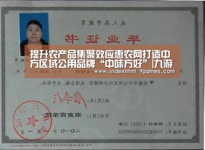 提升农产品集聚效应惠农网打造中方区域公用品牌“中味方好”|九游官网入口地址